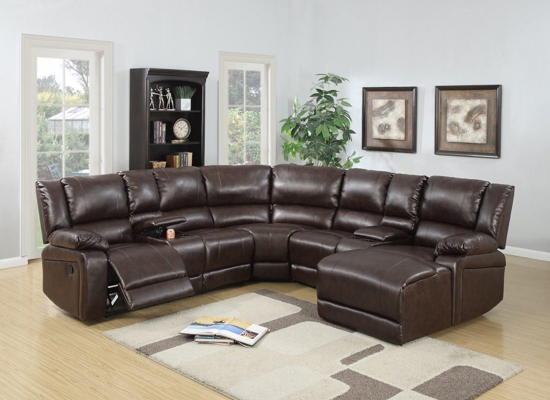 Infini Furnishings Reclining Sectional & Reviews Wayfair